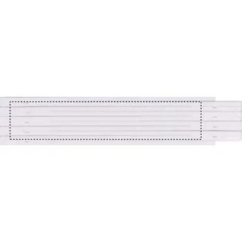 metr Skládací metr 5 BACK, 20x100mm Tamponový tisk, 1 barva