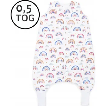 Fusak LETNÍ Spací pytel s nohavicemi 56-68 XS 0,5 TOG BAVLNA 100% PRODUKT POLSKÝ