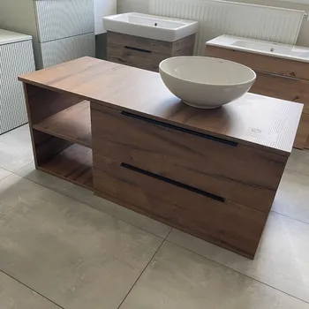 Koupelnový nábytek Dřevojas Výprodej 509 - Um. Skříňka SZZ2OL 120 + um. Nikolo 1