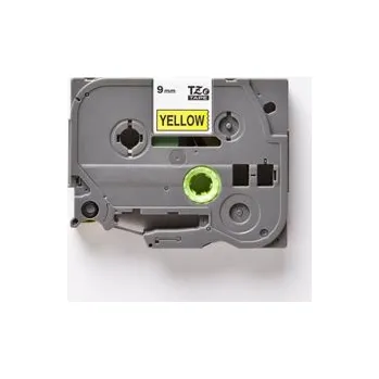Pásek do tiskárny Páska TZE-621 (TZE621) kompatibilní pro Brother, 9mm, žlutá/černá, laminovaná, délka 8m