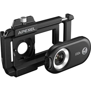 Apexel 150X Microscope Lens with LED Light & UV Light