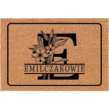 Rohožka Kokosová rohožka hotová 40 x 60 cm