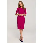 Dámské šaty STYLOVE S317 PLUM XL