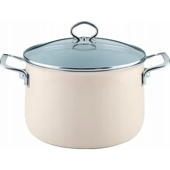 Hrnec Riess Riess - vysoký hrnec s víkem 6,5 l 24 cm Avorio