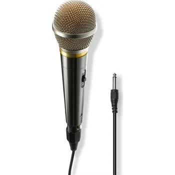 Mikrofon Hama dynamický mikrofon Vocal Pro, XLR/jack 6,35 mm, kovový