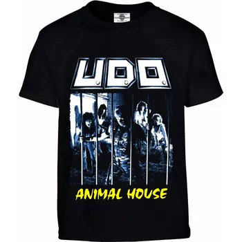 Pánské tričko Tričko U.D.O. | Animal house Druh: Dětské, Barva: Černá, Velikost: 158-XL