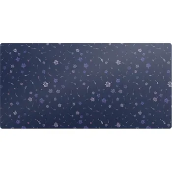 Obraz Dekorativní Podložka na stůl s potiskem premium - Květinový noční vzor, 90x45 cm