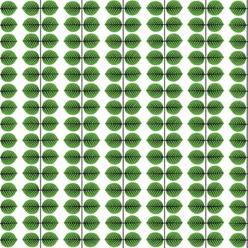 Tapeta Borastapeter Vliesová tapeta na zeď, bílo-zelená, listy, 1750, Icons, Borastapeter, velikost 10,05 x 0,53 m