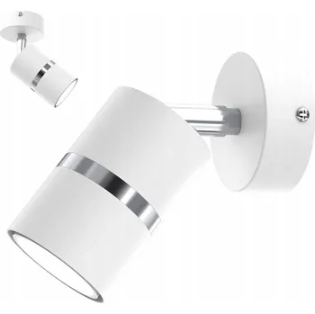 NÁSTĚNNÉ SVÍTIDLO STROPNÍ SVÍTIDLO STROPNÍ BÍLÉ CHROMOVÉ POLOHOVATELNÉ LED GU10 ČESKÁ LAMPA