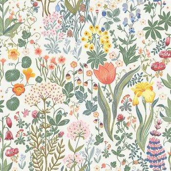 Tapeta Borastapeter Vliesová tapeta na zeď, bílá, květiny, 2053, Icons, Borastapeter, velikost 10,05 x 0,53 m
