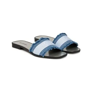 Dámské pantofle Nazouváky KARL LAGERFELD Skoot II KL80411 Modrá 35