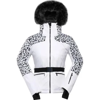 Alpine Pro OLADA dámská bílá lyžařská bunda s membránou ptx L-Lady (širší) + DÁREK + Doprava ZDARMA