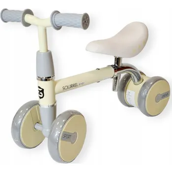 Dětské vozidlo Kolo odrážedlo regulace řídítek široká kola ELI žlutá ecru