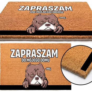 Rohožka ROHOŽKA 40x60 VÍTÁM V MÉM DOMĚ Jméno