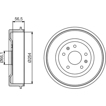 Brzdový buben Brzdový buben BOSCH 0 986 477 227