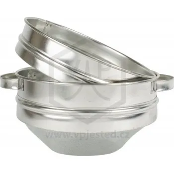 Cedník na med dvojitý vypouklý s oušky pocín