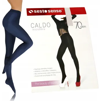 Dámské punčochy Dámské punčocháče barevné PUNČOCHÁČE 70 den Caldo Sesto Senso *3 (M)