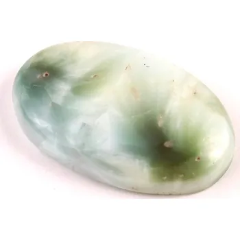 Sběratelství Kabošon Pectolite (zelený Larimar) č.3615 (36x22x8mm)