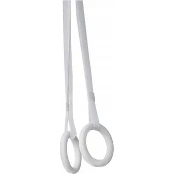 Gymnastický kruh Gymnastické kruhy dřevěné Start, bílé obruče