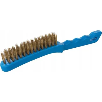Drátěný kartáč Mosazný drátěný kartáč 4řadý 763578 SILVERLINE