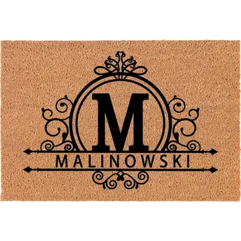 ROHOŽKA PÍSMENO M Ke Dveřím Vaše Jméno Personalizovaná