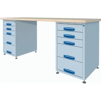 Dílenský stůl Dílenský pracovní stůl P20.5 Rozměry: 2180 x 700 x 860 mm