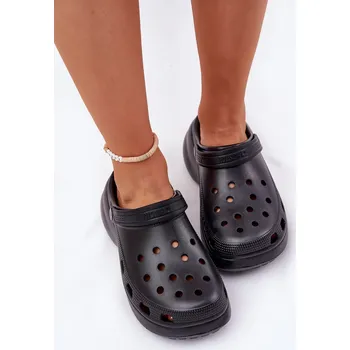 Dámské pantofle Pěnové Dámské Sandály Na Masivní Podešvi Big Star RR274A118 Barva: Černá, Velikost: 40