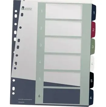 Plastové rozřazovače Leitz A4 1 ks