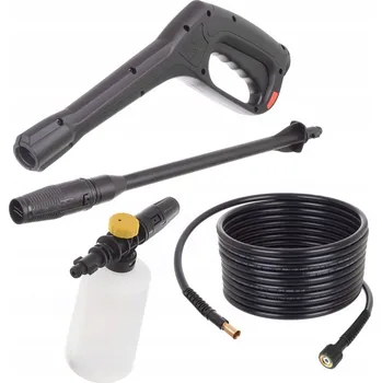 Příslušenství pro vysokotlaký čistič Pistole s nástavcem, Vario tryska, pěnovací tryska, hadice 10 m pro Karcher K2 K3 K4 K5 M22 14