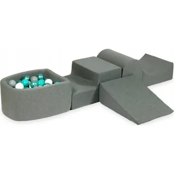 Dětské hřiště Pěnové dětské hřiště s kopečkem a bazénkem micro šedé