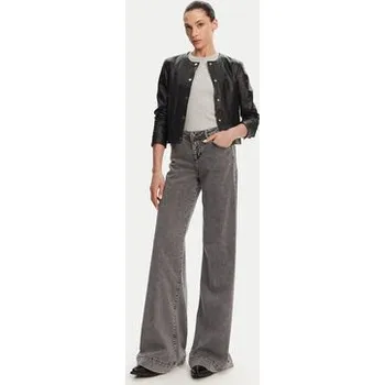 Pánská casual bunda Serge Pariente Kožená bunda Marion Černá Slim Fit S