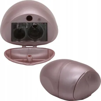 Ořezávátko Ořezávátko dvojité plastové s nádobkou růžové Pencil Pal Rose Kum