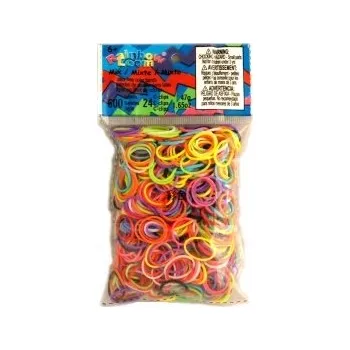 kreativní sada Rainbow Loom Original-gumičky-600ks-mix barev