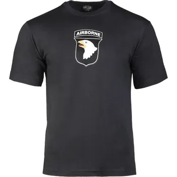Pánské tričko Mil-Tec Tričko AIRBORNE černé XL