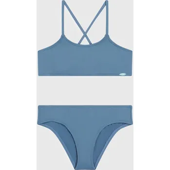 Dámské plavky Dětské Dvoudílné plavky O'NEILL ESSENTIALS BRALETTE BIKINI SET 3800088-15064 – Modrá 140