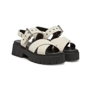 Dámské sandále Sandály HUGO Kris_Sandal_BKSD 50541753 Écru 37