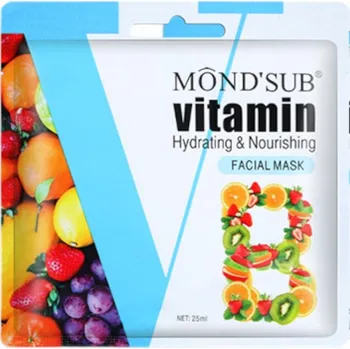 Pleťová maska MOND'SUB Vitaminová hydratační a vyživující maska B3