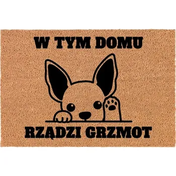 Vstupní rohožka kokosová 60x40 cm - Personalizovaná s podobiznou psa