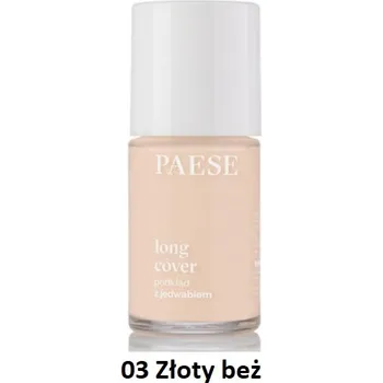 Podkladová báze na tvář Paese Podkladová Báze Long Cover 03 zlatý béžový