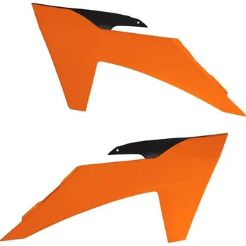Autodíl Spoilery chladiče KTM, RTECH (oranžovo-černé, pár) RTECH M400-2695