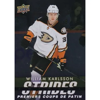Karetní hra insert karta WILLIAM KARLSSON 24-25 Tim Hortons Retrospective Rookies Initial Strides číslo IS-13