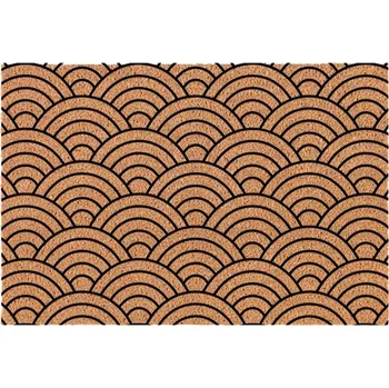 Rohožka KOKOSOVÁ ROHOŽKA PŘED DVEŘE 40X60 cm SOLIDNA NOWOCZESNA HIT VZOR