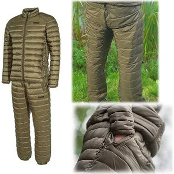 Rybářské oblečení Nash Kalhoty ZT Mid Layer Pack Down Trousers vel.L