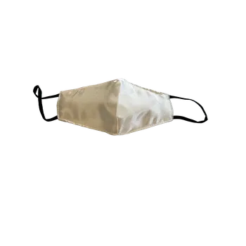 respirátor Stylová rouška - Béžový satén