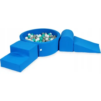Dětské hřiště Pěnové dětské hřiště s kulatým bazénkem, modré