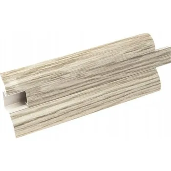 soklová lišta PVC lišta DQ-PP 27 x 52 mm, délka 5 cm, dub