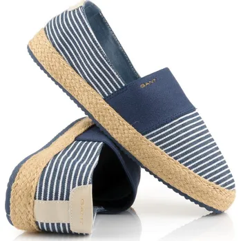 Dámské baleríny ESPADRILKY GANT RAFFIAVILLE ECRU/BLUE