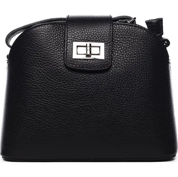 Kabelka Zajímavá crossbody kabelka se zámečkem Viviana, černá
