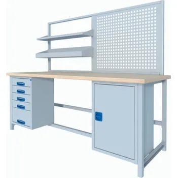 Dílenský stůl Dílenský pracovní stůl 20.9 Rozměry: 2180 x 700 x 833 mm