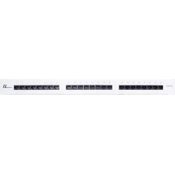 Serverovna PATCH PANEL UTP CAT.5E 24 PORTŮ ŠEDÝ PGF-5EUTP24-B5-G GETFORT